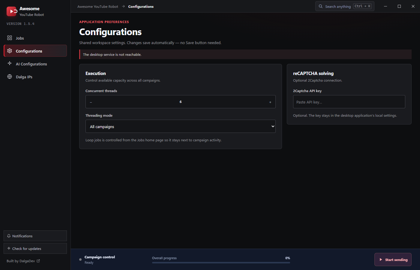 Configurations - execution
