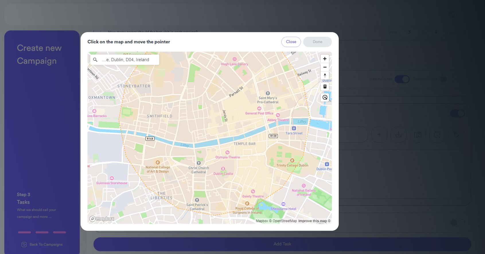 GPS radius